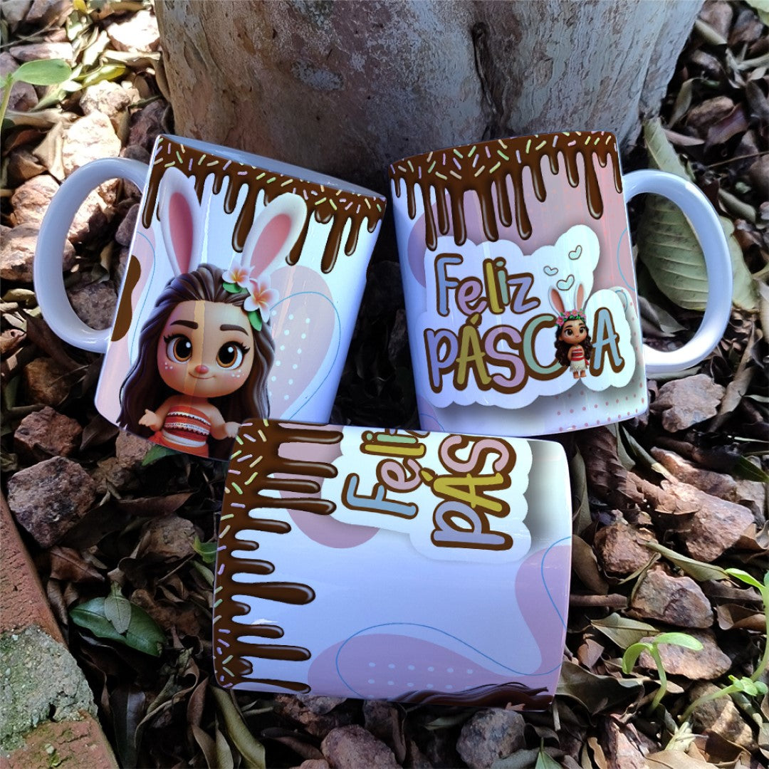 Princess Easter Mug Sublimation Bundle | Cute Royal Easter Designs