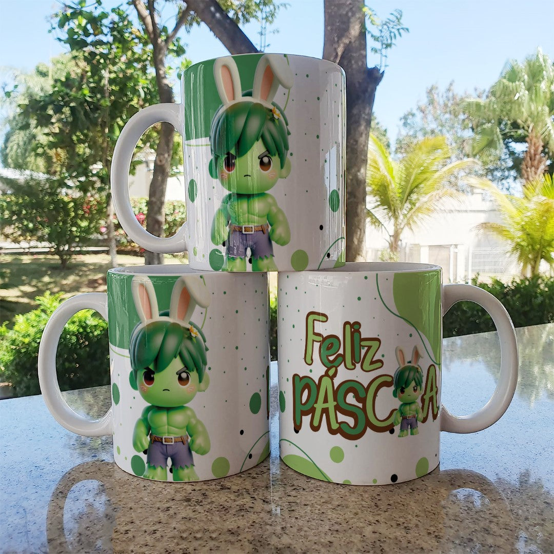 Easter Superhero Boys Mug Sublimation Bundle | Cute Hero Designs