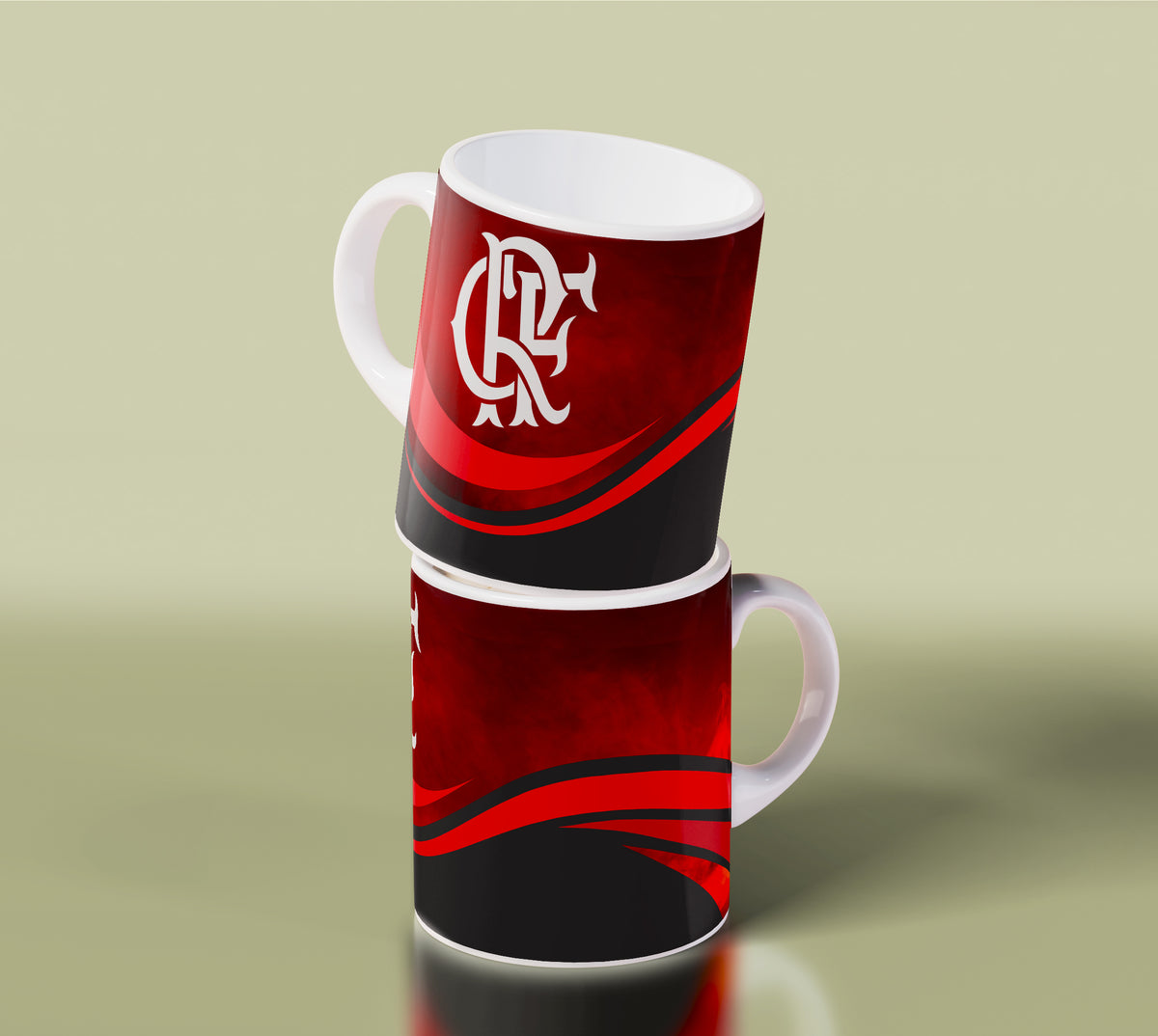 Brazilian Soccer Club Mug Sublimation Designs PNG | Football Fan Coffee Cup Wrap Bundle