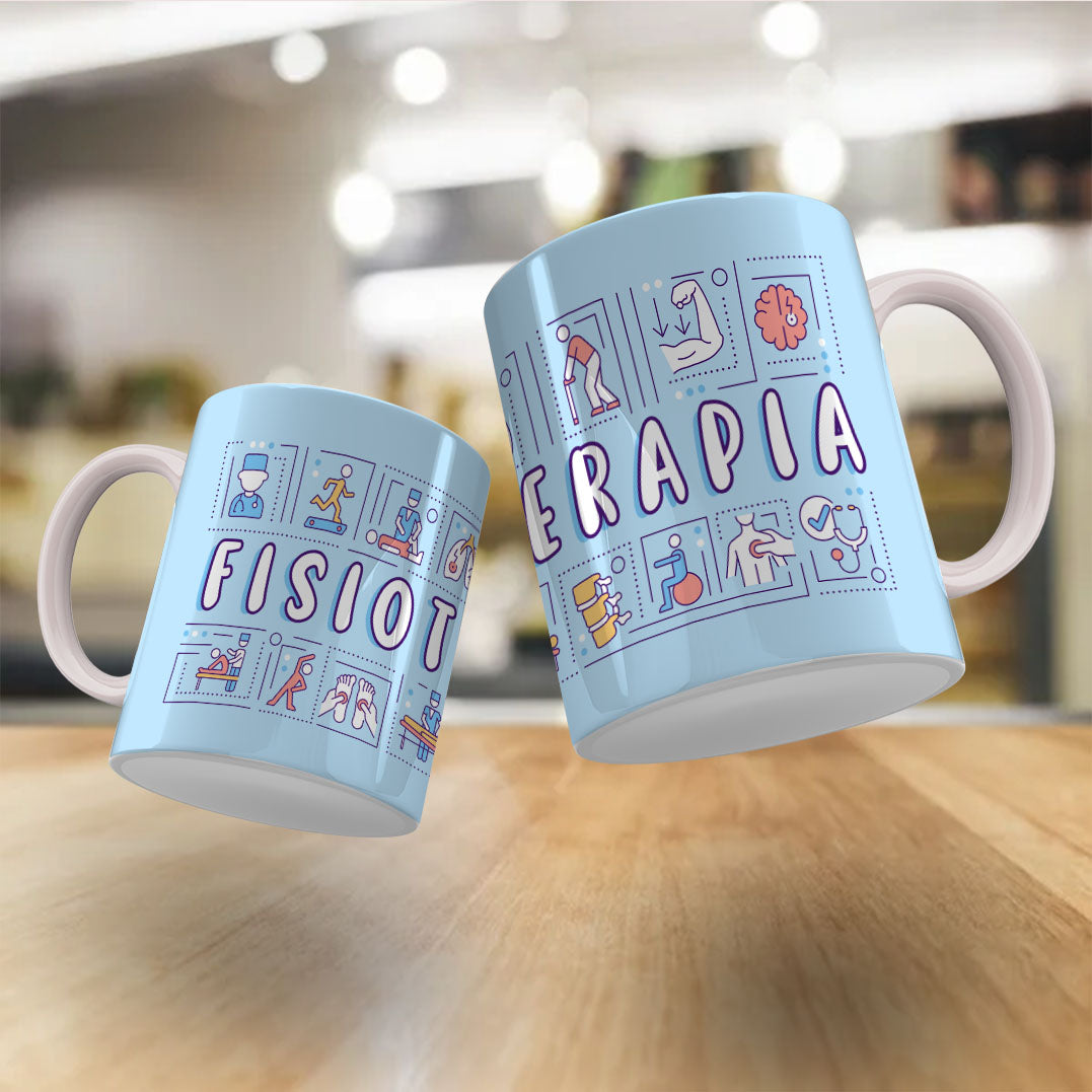 Physical Therapy Mug Sublimation PNG Bundle | Physical Therapist Mug Wrap