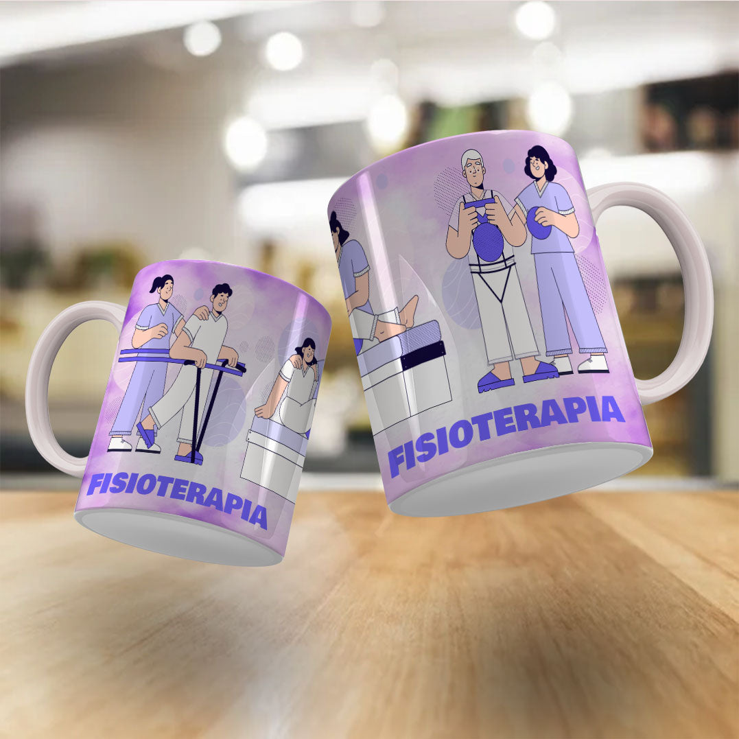 Physical Therapy Mug Sublimation PNG Bundle | Physical Therapist Mug Wrap