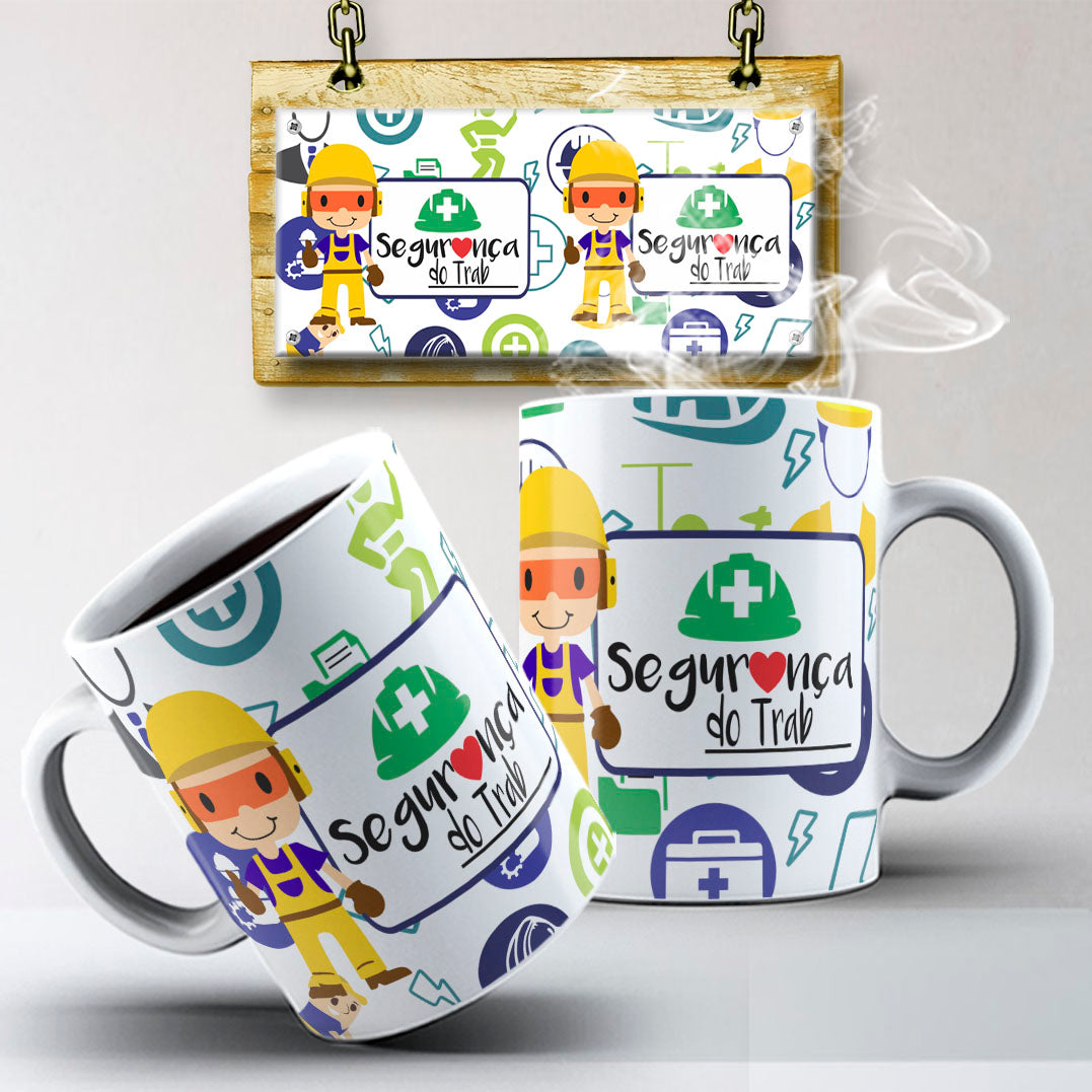 Professions Mug Sublimation PNG Bundle | Career Coffee Cup Wrap