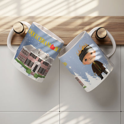 Home Alone Mug Sublimation PNG Bundle | Funny Christmas Movie Mug Wrap
