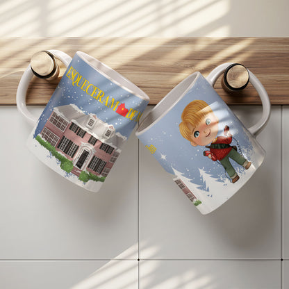 Home Alone Mug Sublimation PNG Bundle | Funny Christmas Movie Mug Wrap