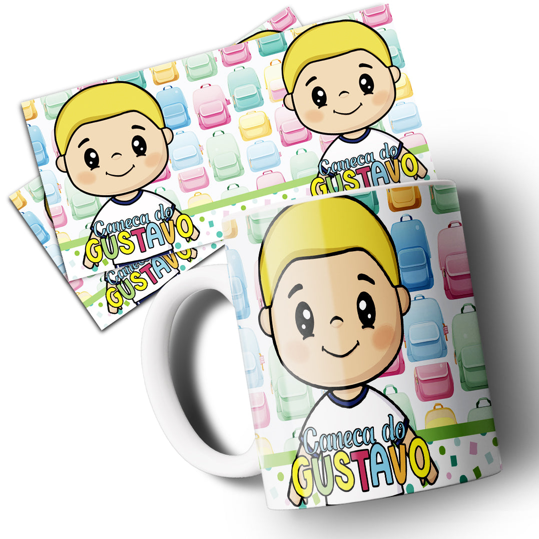 Back to School Sublimation Bundle PNG | Cute Chibi Kids School Planner Covers | Mug Wrap PNG | Water Bottle & Hand Towel Template | Printable Student Planner Pages