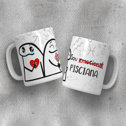 Funny Flork Zodiac Mug Sublimation PNG Bundle | Meme Astrology Mug Wrap