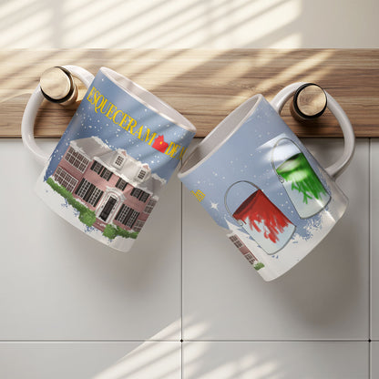 Home Alone Mug Sublimation PNG Bundle | Funny Christmas Movie Mug Wrap