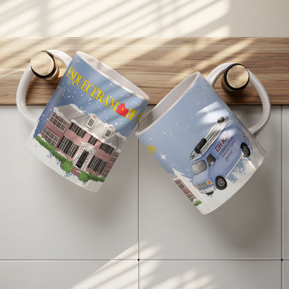 Home Alone Mug Sublimation PNG Bundle | Funny Christmas Movie Mug Wrap