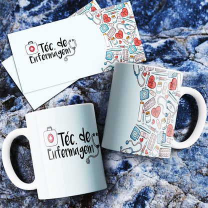 Medical Mug Sublimation PNG Bundle | Nurse Doctor Life Coffee Cup Wrap