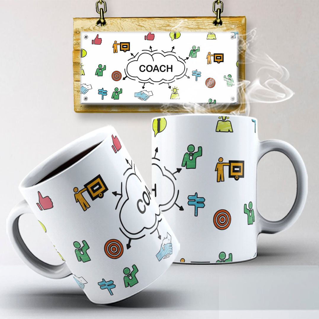 Professions Mug Sublimation PNG Bundle | Career Coffee Cup Wrap