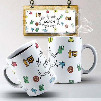 Professions Mug Sublimation PNG Bundle | Career Coffee Cup Wrap