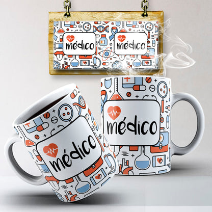 Professions Mug Sublimation PNG Bundle | Career Coffee Cup Wrap