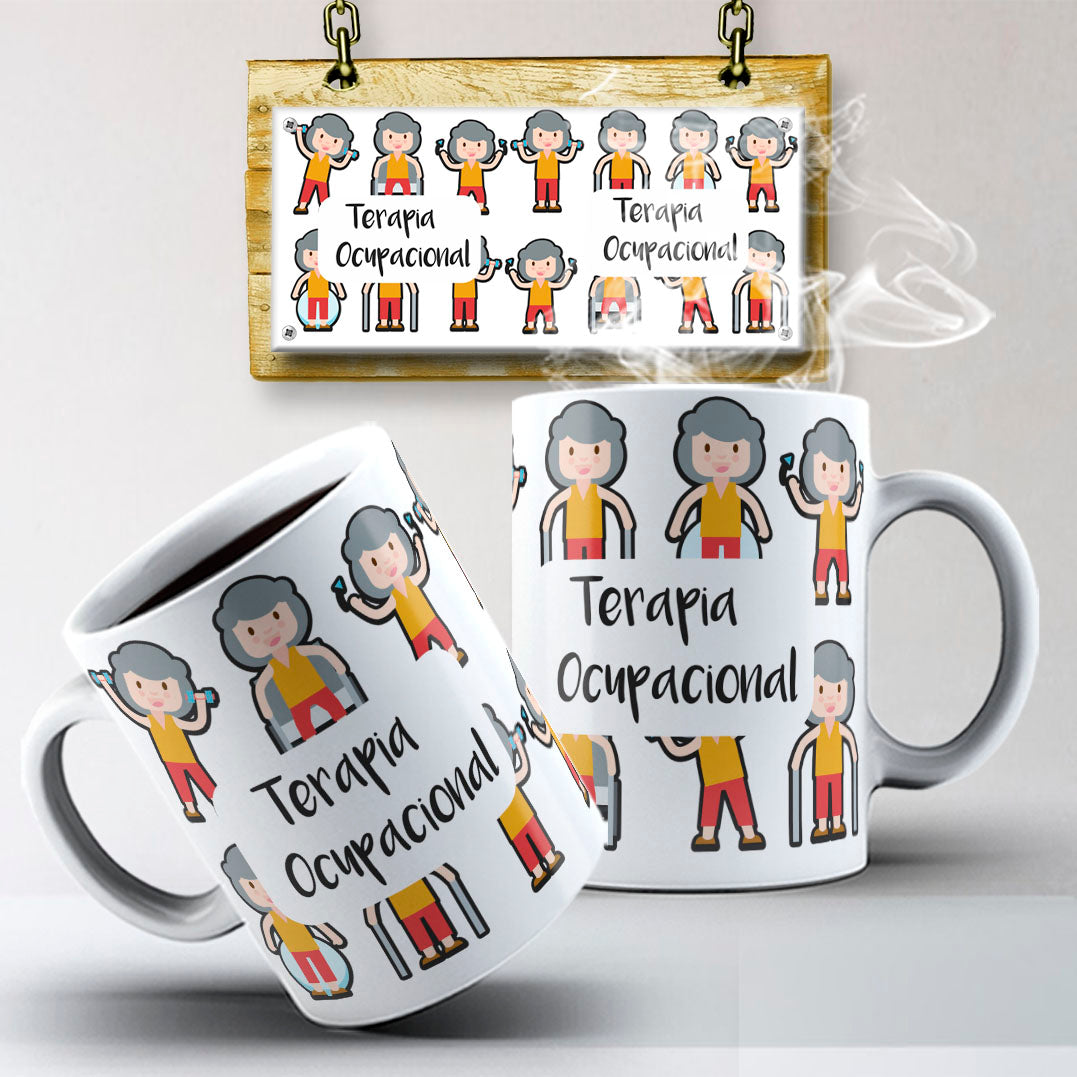 Professions Mug Sublimation PNG Bundle | Career Coffee Cup Wrap