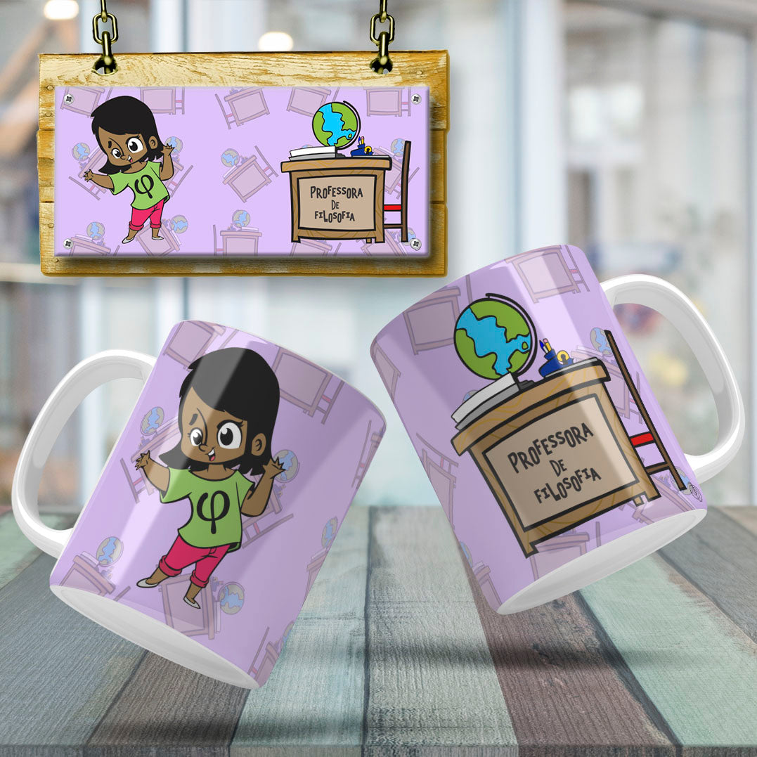 Cute Female Teacher Sublimation PNG Bundle | Mug Wrap Design