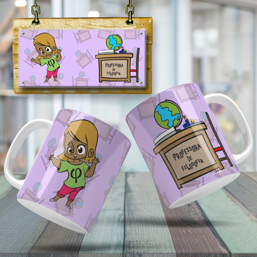 Cute Female Teacher Sublimation PNG Bundle | Mug Wrap Design