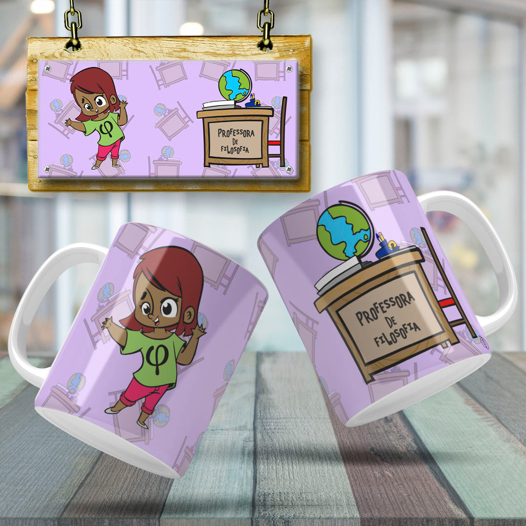 Cute Female Teacher Sublimation PNG Bundle | Mug Wrap Design