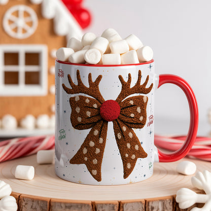 Knitted Christmas Mug Sublimation PNG Bundle | Cozy Holiday Mug Wrap Designs