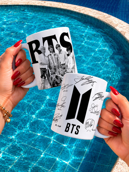BTS Mug Wrap PNG Bundle | K-pop ARMY Gift Mug Sublimation PNG