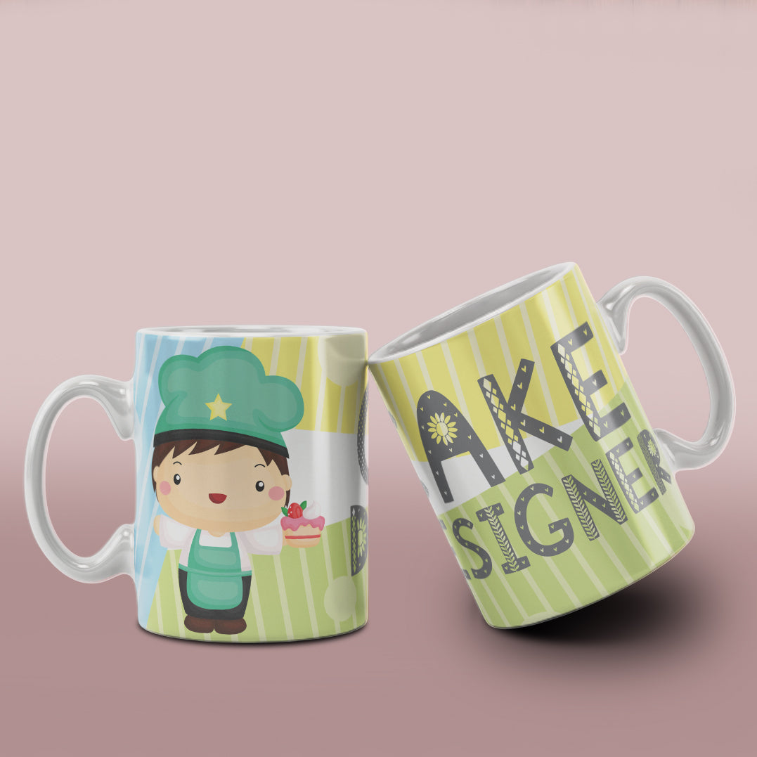 Cute Professions Mug Sublimation PNG Bundle | Chibi Careers Coffee Cup Wrap