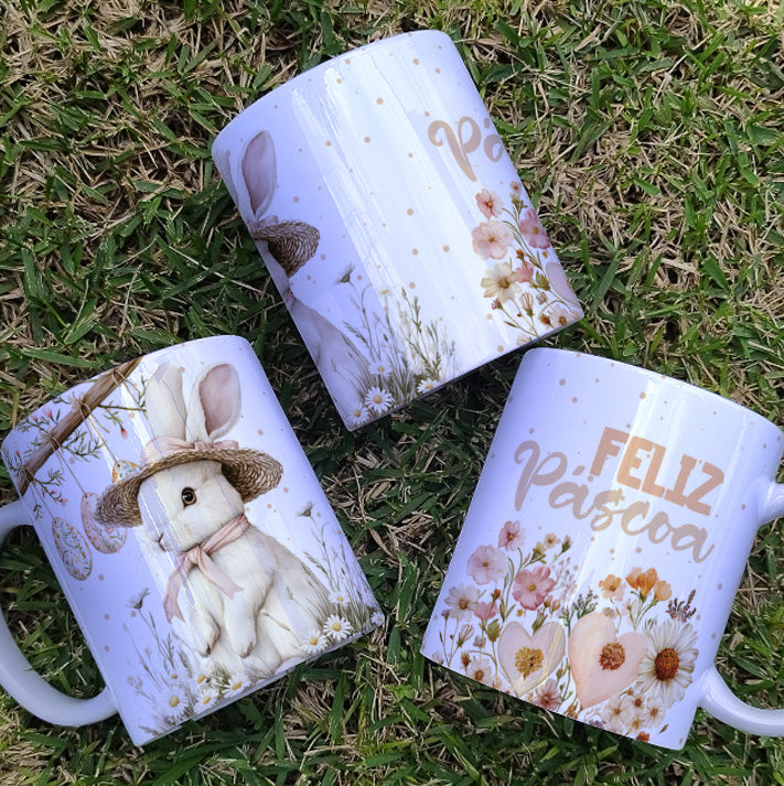 Timeless Vintage Easter Mug Collection | Elegant Retro Designs for Sublimation