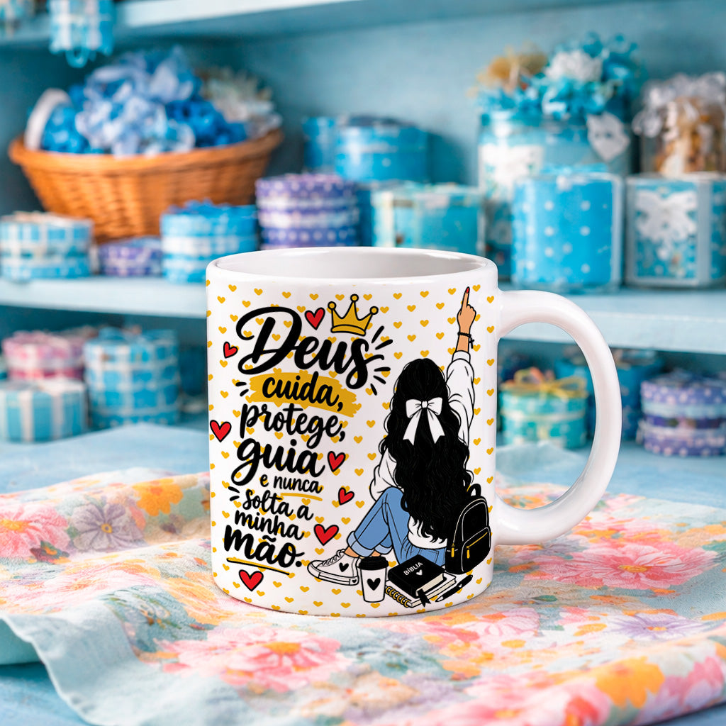 Christian Girl Mug Wrap PNG Bundle | Faith Motivational Sublimation Designs