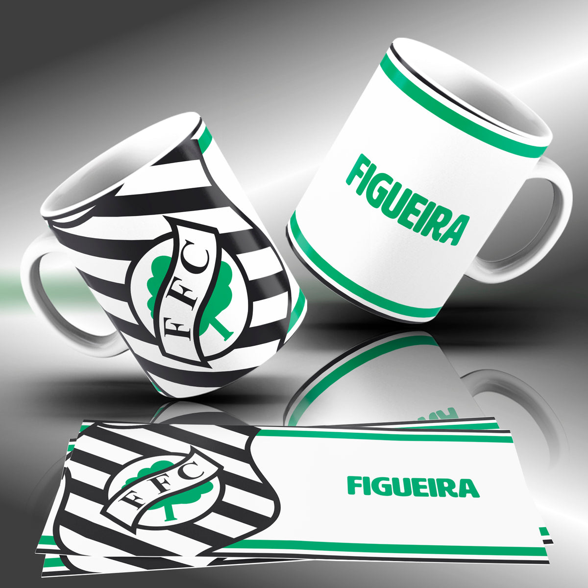 Brazilian Soccer Club Mug Sublimation Designs PNG | Football Fan Coffee Cup Wrap Bundle