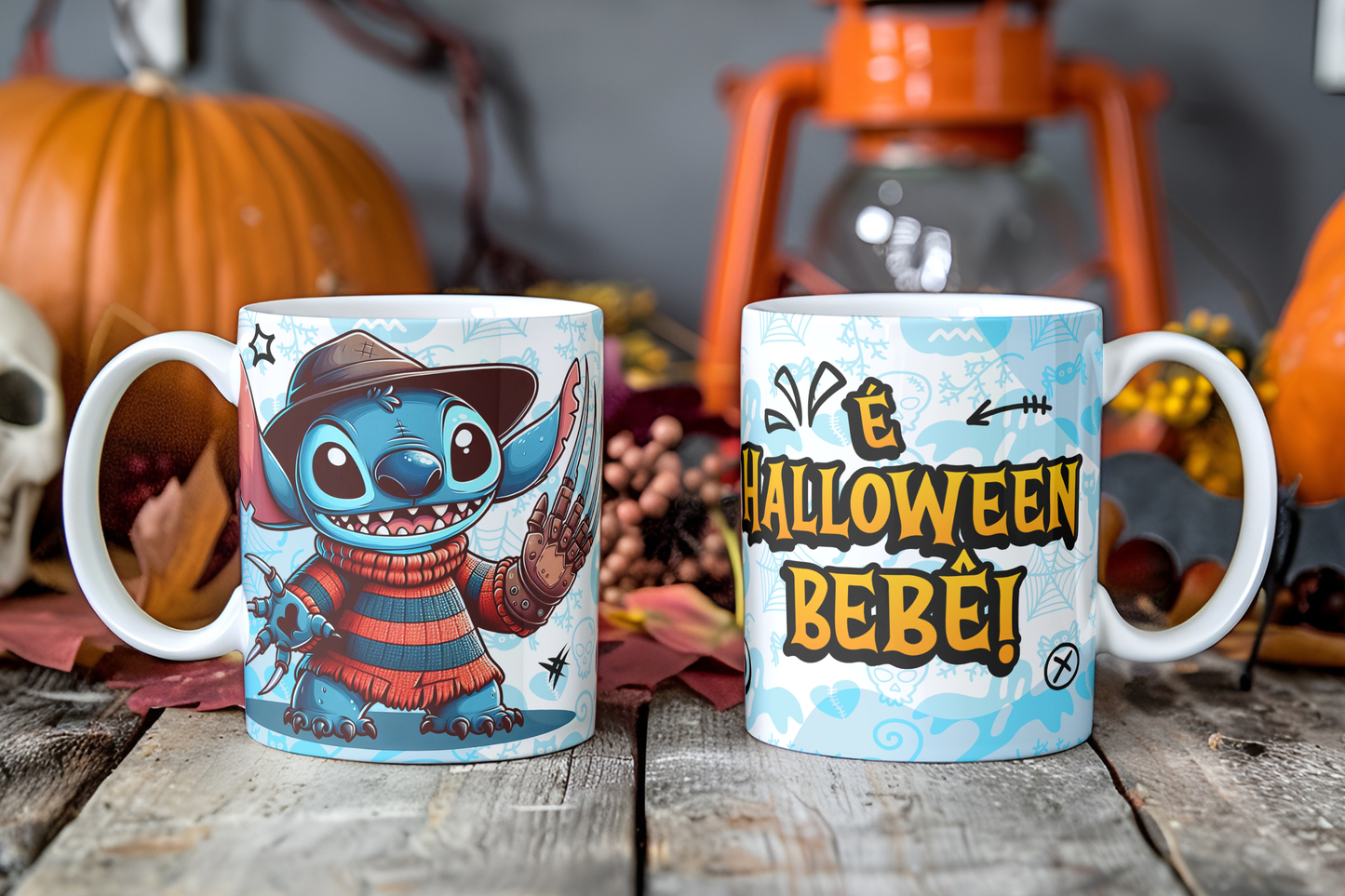 Spooky Alien Cosplay Mug Sublimation PNG Bundle | Horror Movie Villain Mug Wrap 11oz 15oz Template
