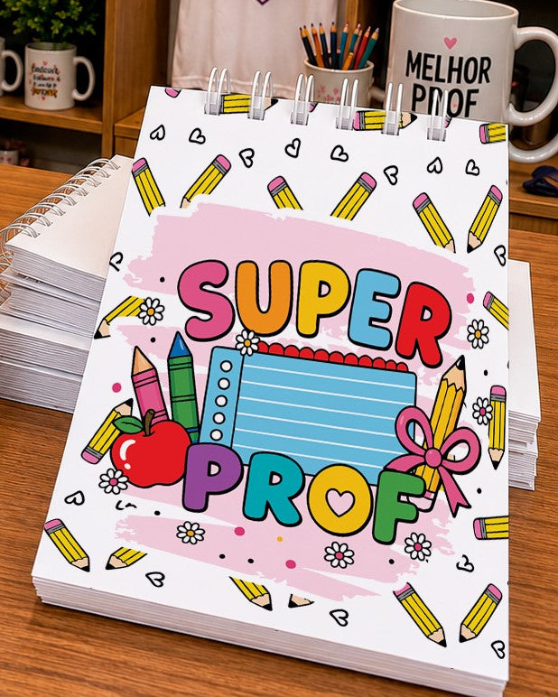 Teacher Appreciation Planner Cover Sublimation Bundle PNG | Cute Teacher Quotes Notebook Design Set