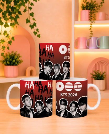 BTS Mug Wrap PNG Bundle | K-pop ARMY Gift Mug Sublimation PNG