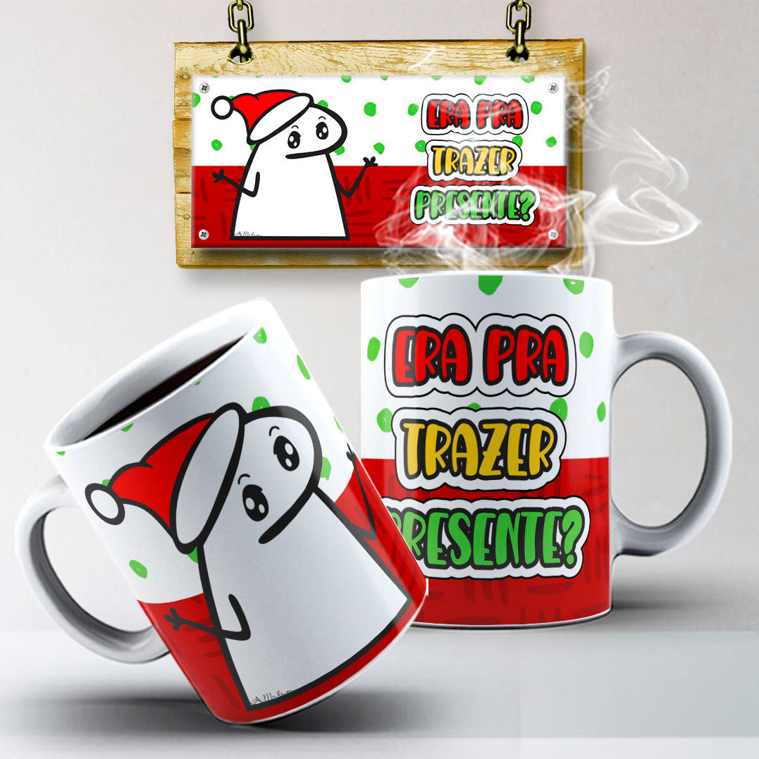Funny Christmas Flork Mug Sublimation PNG Bundle | Meme Holiday Mug Wrap Template