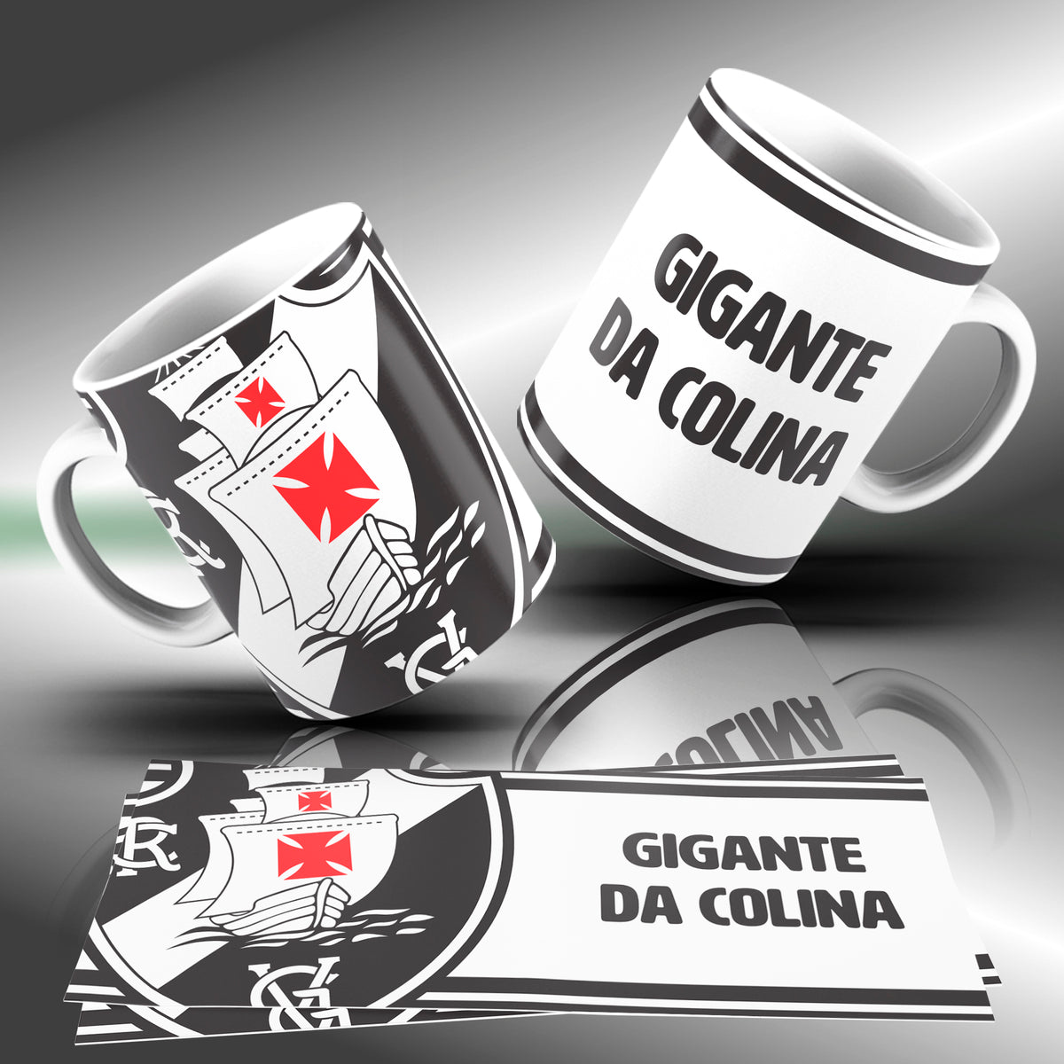 Brazilian Soccer Club Mug Sublimation Designs PNG | Football Fan Coffee Cup Wrap Bundle