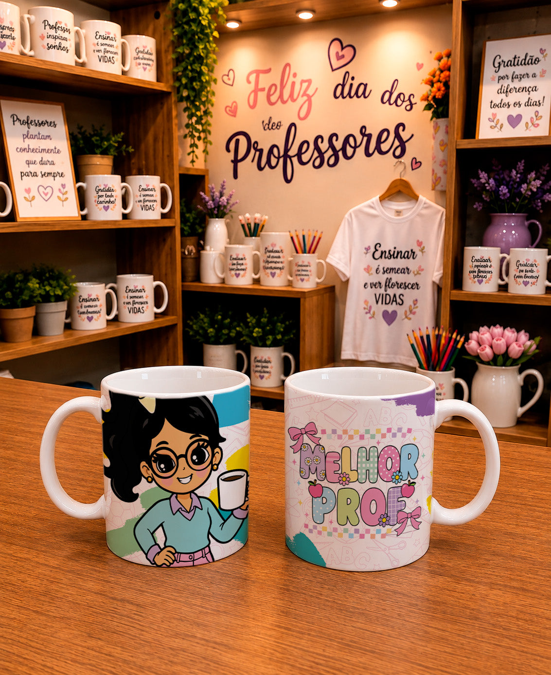 Teacher Appreciation Mug Wrap PNG Bundle | Super Teacher Sublimation Designs