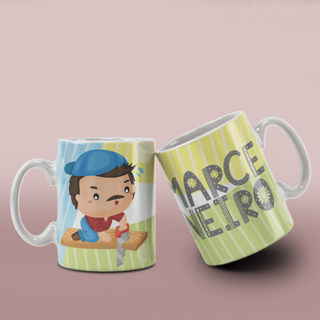 Cute Professions Mug Sublimation PNG Bundle | Chibi Careers Coffee Cup Wrap