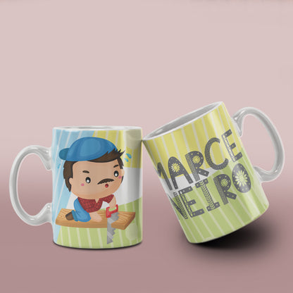 Cute Professions Mug Sublimation PNG Bundle | Chibi Careers Coffee Cup Wrap