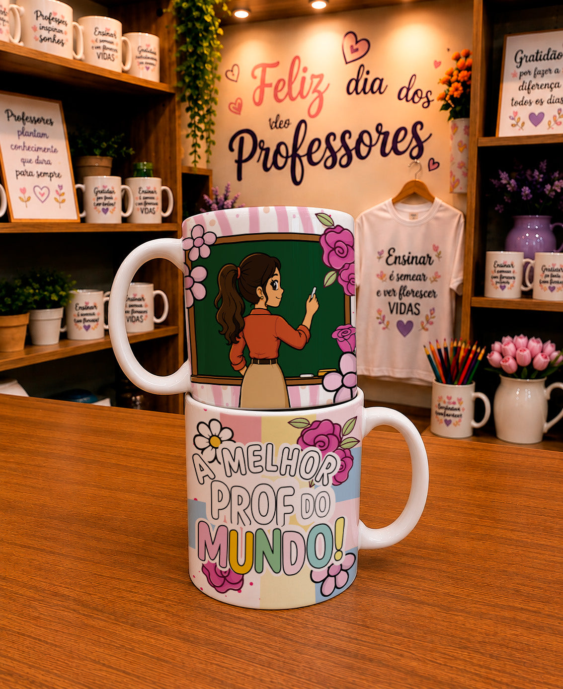 Teacher Appreciation Mug Wrap PNG Bundle | Super Teacher Sublimation Designs