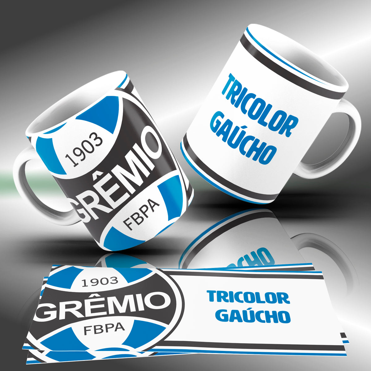 Brazilian Soccer Club Mug Sublimation Designs PNG | Football Fan Coffee Cup Wrap Bundle