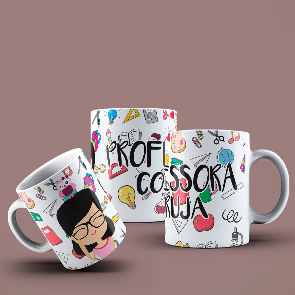 Profession Mug Sublimation PNG Bundle | Cute Job Appreciation Coffee Cup Wrap