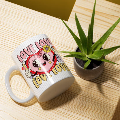 Cute Valentine’s Day Mug Sublimation | Adorable Love Design for Couples