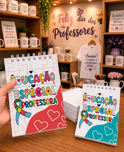 Teacher Appreciation Planner Cover Sublimation Bundle PNG | Cute Teacher Quotes Notebook Design Set