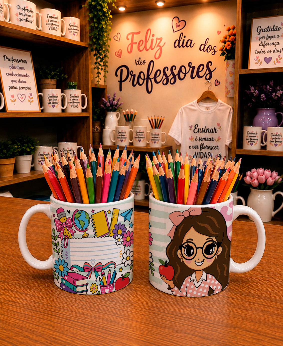 Teacher Appreciation Mug Wrap PNG Bundle | Super Teacher Sublimation Designs