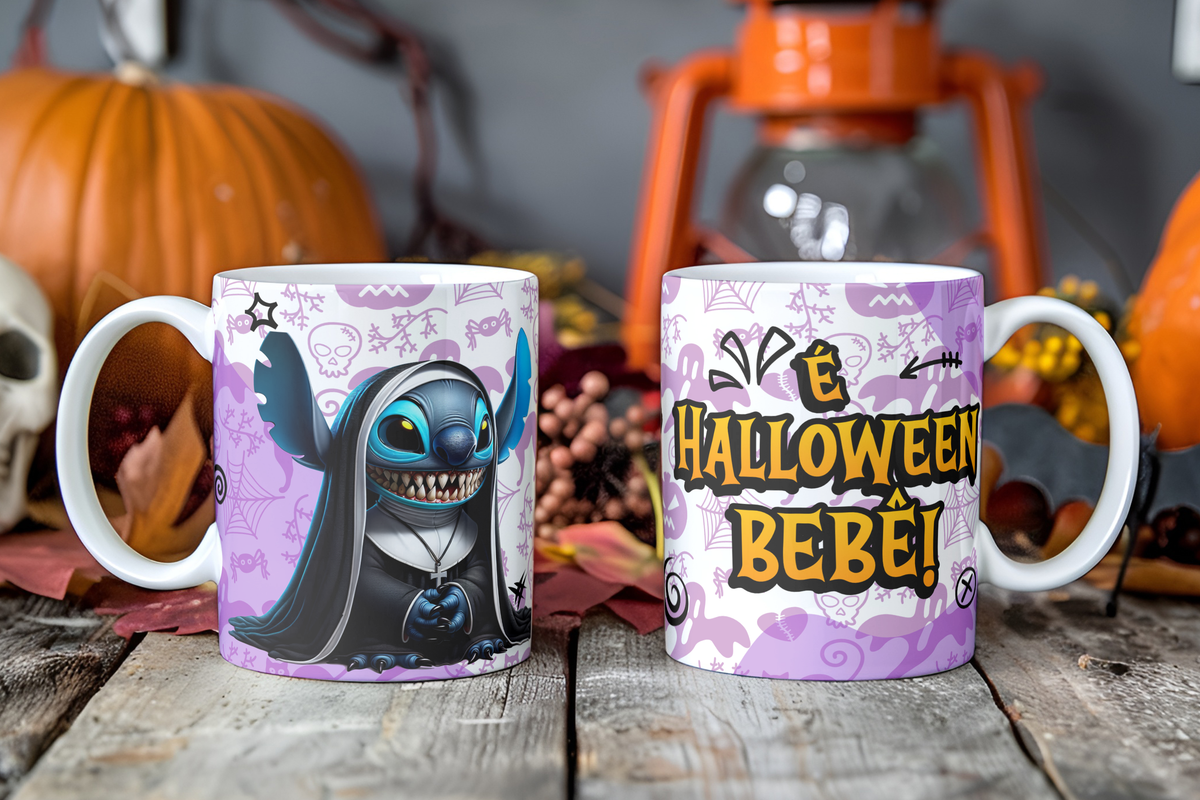 Spooky Alien Cosplay Mug Sublimation PNG Bundle | Horror Movie Villain Mug Wrap 11oz 15oz Template