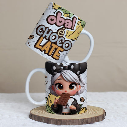 Chocolatra Easter Mug Sublimation Bundle | Cute Chocolate Characters