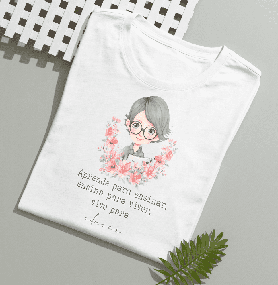 Female Teacher Sublimation PNG Bundle | Portuguese Female Teacher Mug Wrap and T-Shirt PNG