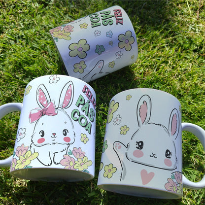 Cute Easter Mug Sublimation Bundle | Sweet & Adorable Designs