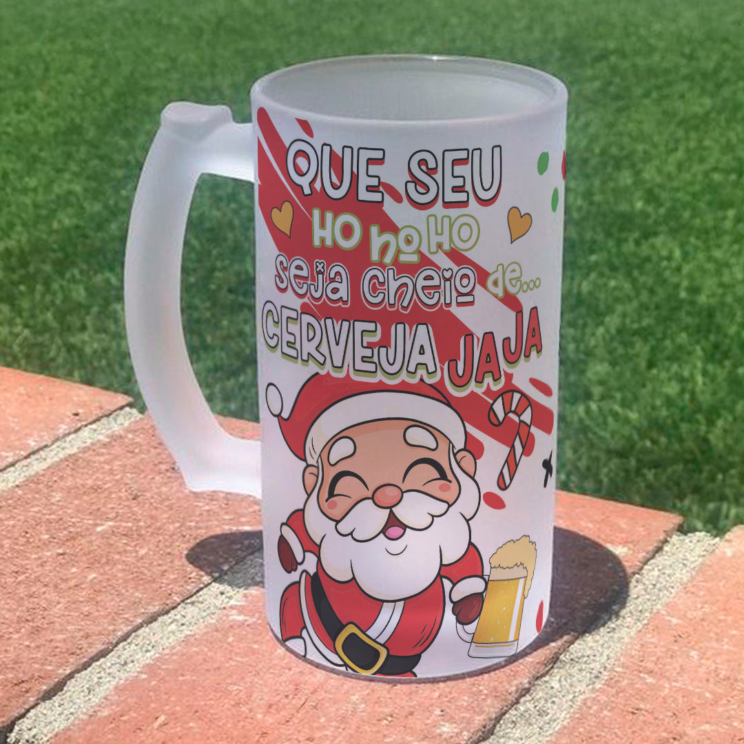 Funny Christmas Beer Mug Sublimation Designs PNG | Holiday Beer Stein Wrap Bundle