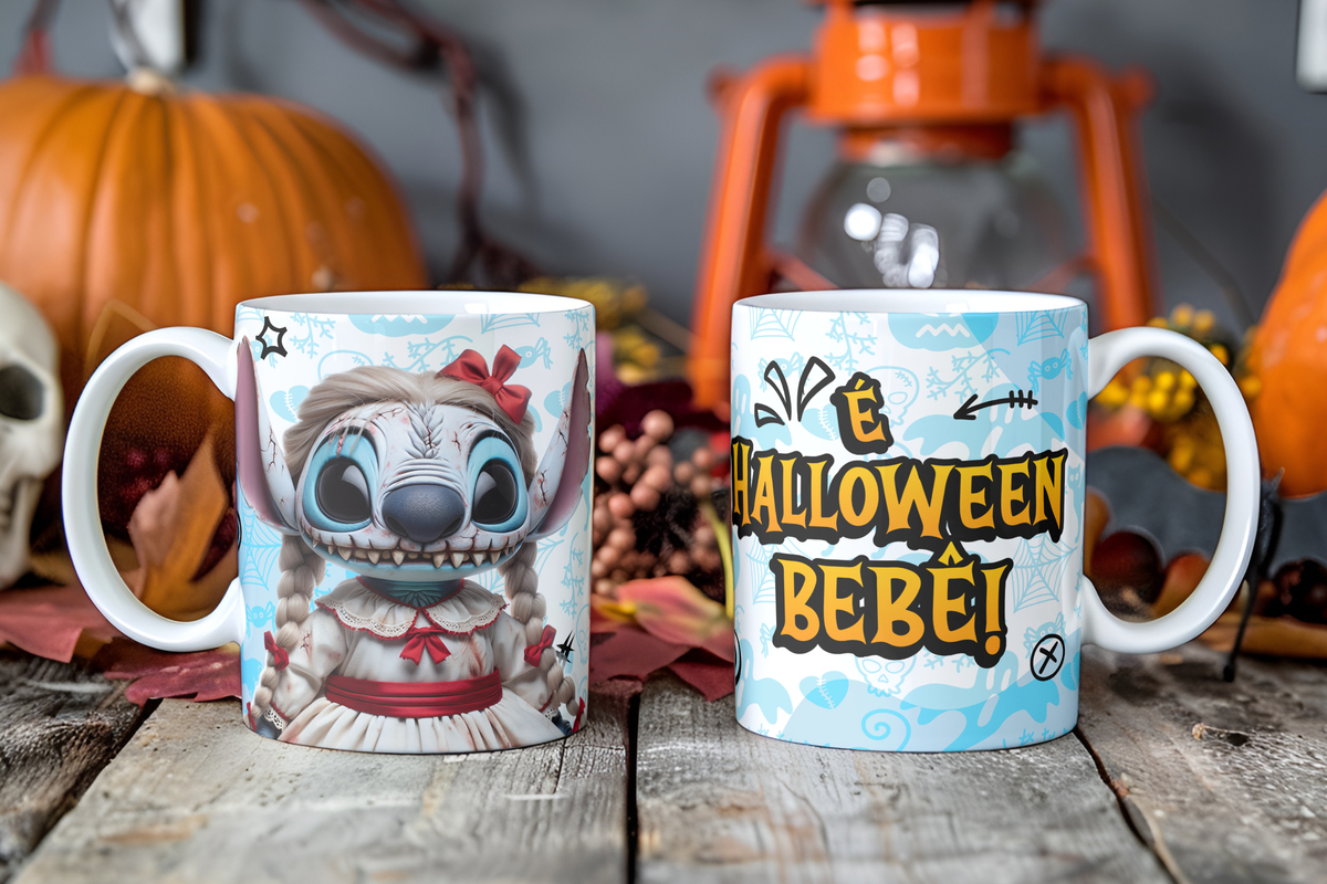 Spooky Alien Cosplay Mug Sublimation PNG Bundle | Horror Movie Villain Mug Wrap 11oz 15oz Template