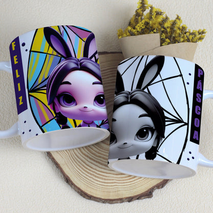 Wandinha Easter Mug Sublimation Bundle | Cute Gothic Easter Designs