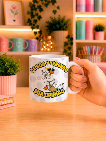 Sarcastic Duck Mug Sublimation PNG Bundle | Funny Portuguese Quotes Coffee Cup Wrap