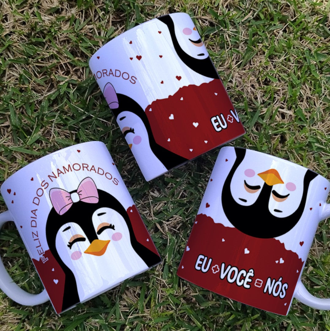 Valentine’s Day Penguin Love Mug Sublimation | Cute Love Quotes Design