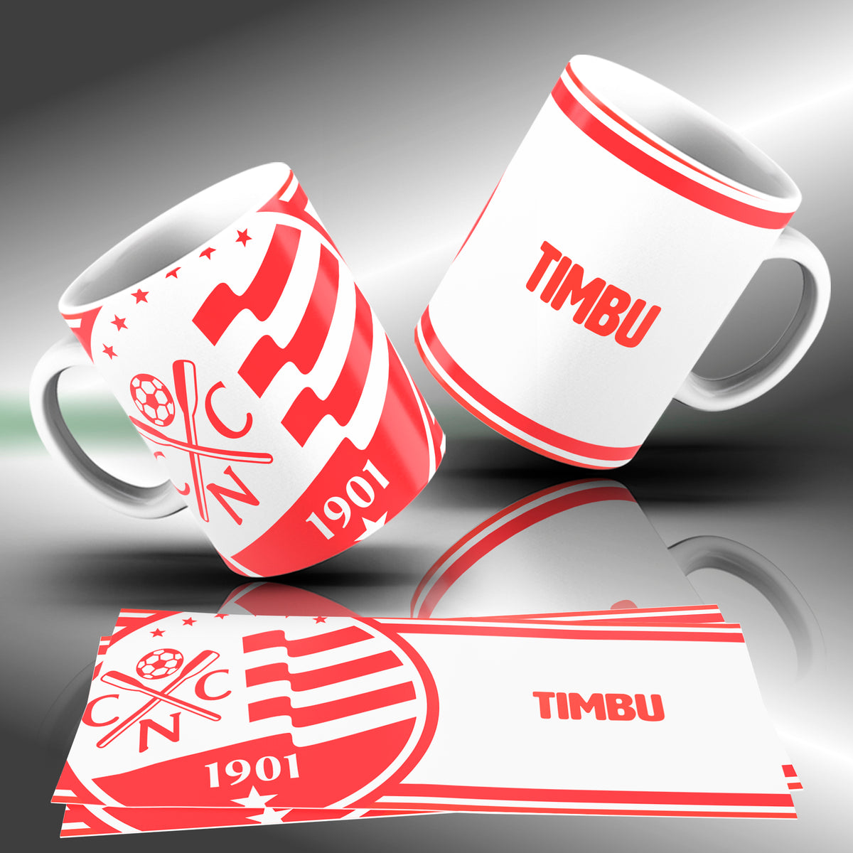 Brazilian Soccer Club Mug Sublimation Designs PNG | Football Fan Coffee Cup Wrap Bundle